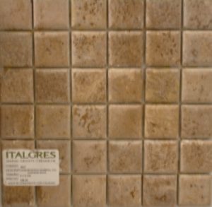 Mosaico Marmol 5x5 Cushion Noce 5x5