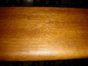 Veneer Skirting Board Iroko 13 X 82 Brushed Wax Effect Varnished