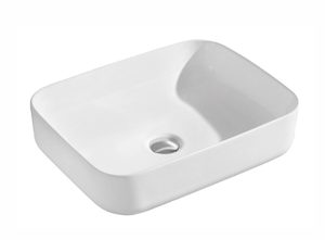 Lavamanos De Sobre Poner Rectangular 500x400x135mm