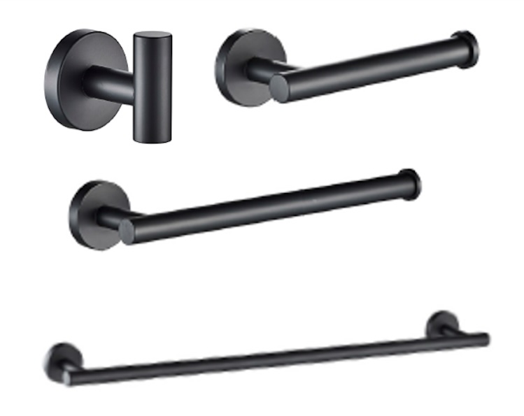 Set De Accesorios De Bano Black