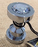 HOOK MOONLIGHT ROUND CROMO CRISTAL BLANCO