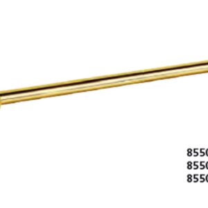 TOALLERO 24.4" MOONLIGHT ROUND ORO Y CRISTAL BLANCO