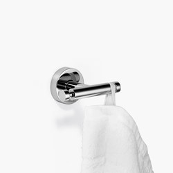 GANCHO DOBLE META EN CROMO PULIDO