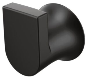 SINGLE ROBE HOOK GENTA MATTE BLACK