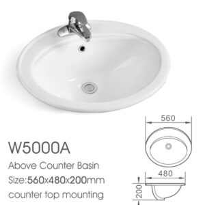 LAVAMANOS DE EMPOTRAR BLANCO