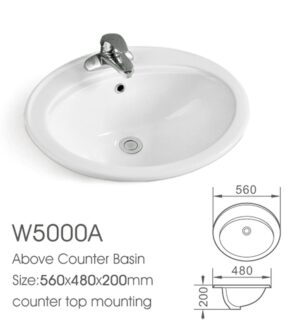 LAVAMANOS DE EMPOTRAR BLANCO