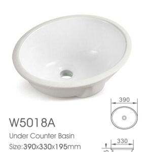 LAVAMANOS UNDERMOUNT BLANCO REDONDO