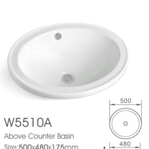 LAVAMANOS DE EMPOTRAR BLANCO CON GRIFO EN SOBRE