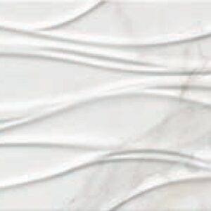 RELIEVE VERSILIA WHITE RG BRILLO 25X50CM