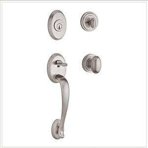 HANDLESET COLUMBUS SATIN NICKEL DOUBLE