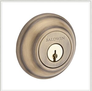 DEADBOLT DOUBLE TRADITIONAL ARCH MATTE BRASS & BLACK