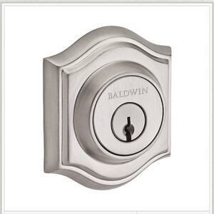 TRADITIONAL ARCH DEADBOLT SATIN NICKEL DOBLE