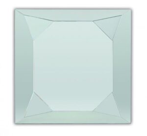 ESPEJO PLATA CON BORDES PULIDOS 70X70CM