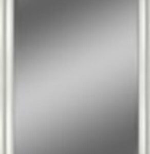 ESPEJO ELSA CON MARCO DE MADERA BLANCO 50X120