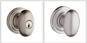 KNOBS ENTRY ELLIPSE SATIN NICKEL
