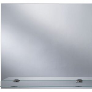 ESPEJO CON ESTANTE DE VIDRIO 55X50CM