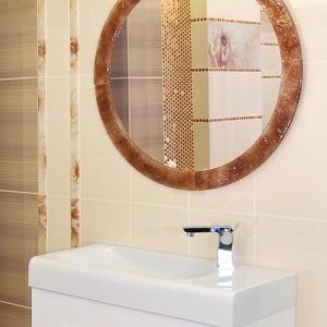 ESPEJO URANIA BROWN 84X84CM