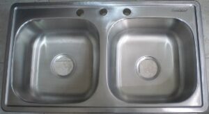 FREGADOR DOBLE DE 7"