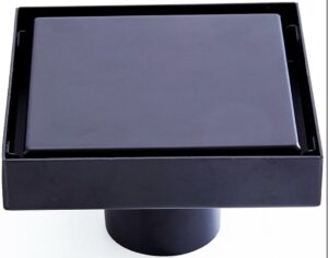 DESAGUE NEGRO 304SS 10X10CM