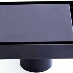 DESAGUE NEGRO 304SS 10X10CM