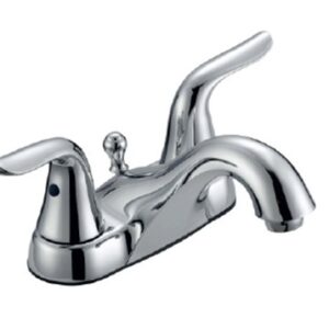 GRIFERIA DE LAVAMANOS OLYMPUS DE DOS MANIJAS 4"