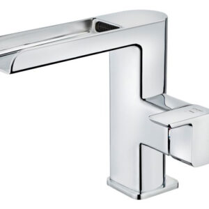 GRIFERIA DE LAVAMANOS FORMENTERA CASCADE ALTA TRADITIONAL CHROME