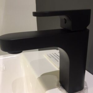 GRIFERÍA DE BAÑO BAJA X-LIGHT C/DESAGÜE NERO OPACO