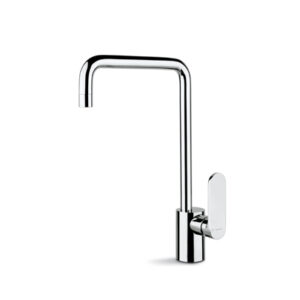 GRIFERIA DE COCINA SINGLE-LEVER SINK MIXER IN CRHOME SQUARED SWIVEL SPOUT 3/8"