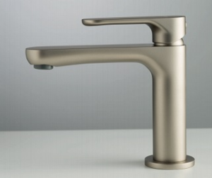 GRIFERÍA DE BAÑO NEWFORM BAJA LINFA C/DESAGÜE TITANIUM SATIN NEWFORM