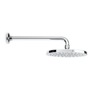 ROUND WALL HEAD SHOWER WITH RAINING JET CHROME