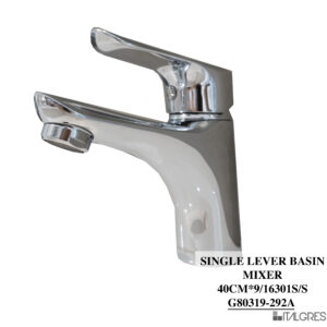 SINGLE LEVER BASIN MIXER 40CM*9/16301S/S FLEXIBLE HOSE