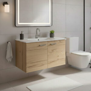 MUEBLE 90X45X52 W/2 DOORS +TECNOPLAN 960 NATIVO NATURALE