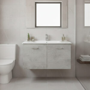 MUEBLE 90X45X52 W/2 DOORS +TECNOPLAN 959 BETON