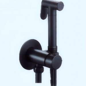 GRIFERIA SANITARIA BELFORT NEGRA CON MAGUERA