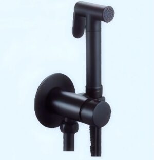 GRIFERIA SANITARIA BELFORT NEGRA CON MAGUERA