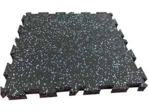 PISO DE GIMNASIO INTERLOCK AZUL 50X50X2CM