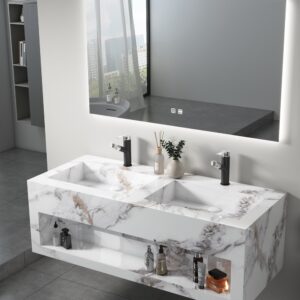MUEBLE DE BANO ROCK STONE CARRARA 120CM