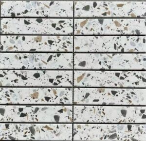 MOSAIQUILLO TERRAZO WHITE 30X30CM