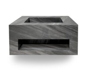 MUEBLE DE ROCK STONE GREY PULIDO 80CM UNDER C/SINTERSTONE