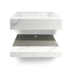 MUEBLE DE ROCK STONE CARRARA 60CM UNDER SEAMLESS