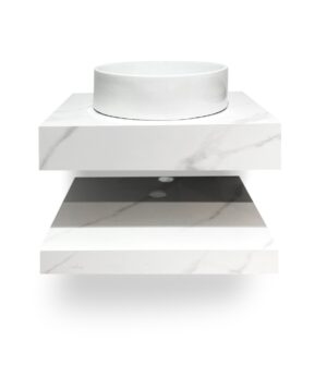 MUEBLE DE ROCK STONE CARRARA 60CM C/CERAMICA