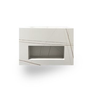 MUEBLE DE ROCK STONE SAHARA NOIR WHITE 60CM UNDER SEAMLESS