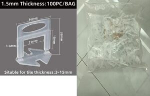 TILE LEVELING SYSTEM 1.5CM (100PCS)