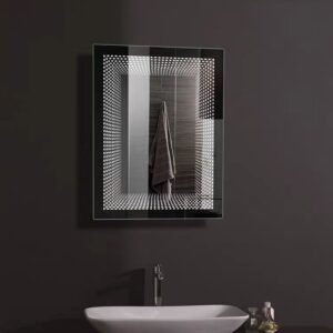 ESPEJO DE TUNNEL 4MM CON LUZ LED 60X80CM