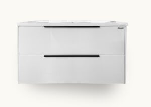 MUEBLE DE BANO WHITE GLOSSY 80CM