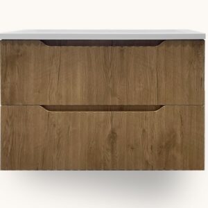 MUEBLE DE BANO F36 NUEZ 80cm