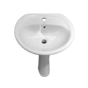 LAVAMANOS DE PEDESTAL BLANCO