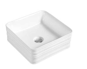 LAVAMANOS DE SOBRE PONER CUADRADO 390X390X150MM