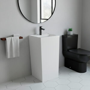 LAVAMANOS PEDESTAL CUADRADO