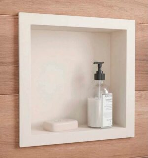 NICHO PARA DUCHA BLANCO H355MM X W407MM X D87MM